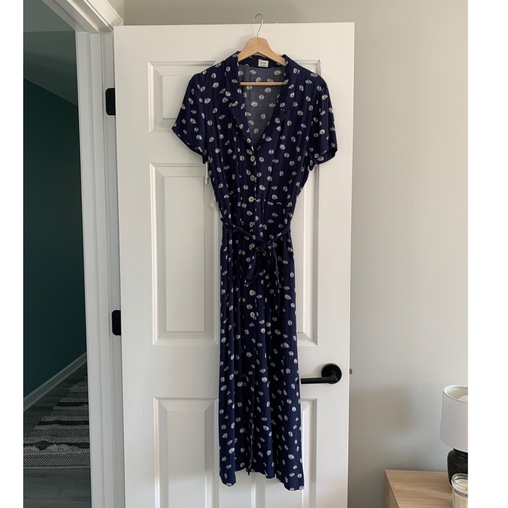 Aritzia - Wilfred Shirtdress in Pure Indigo